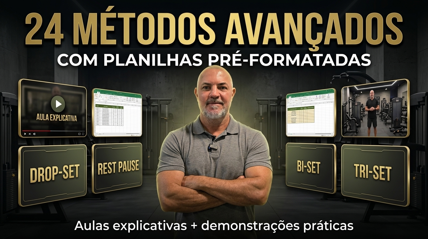 Métodos Avançados de Hipertrofia - conteúdo do treinamento
